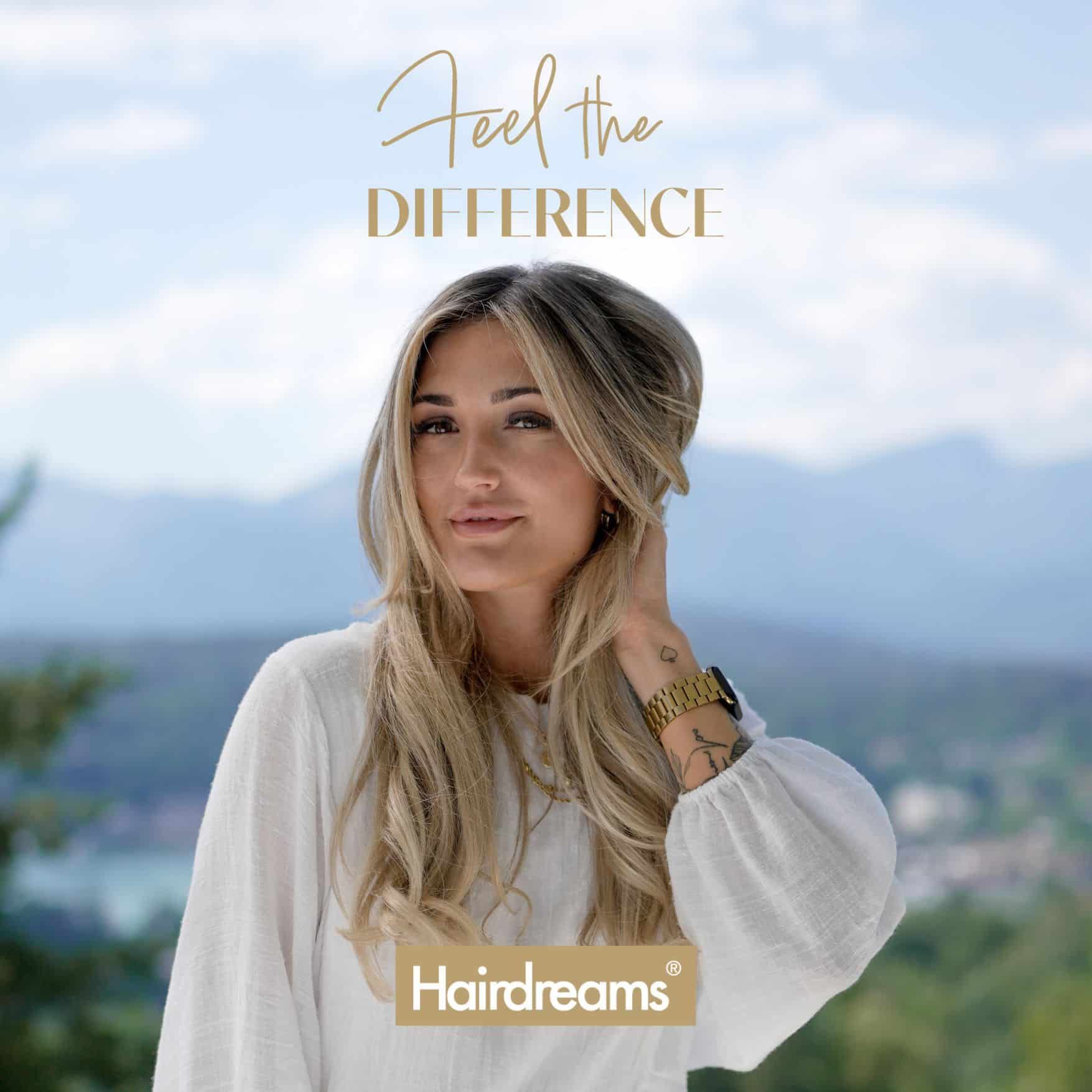 Foto einer Frau mit langen blonden Haaren von Hairdreams